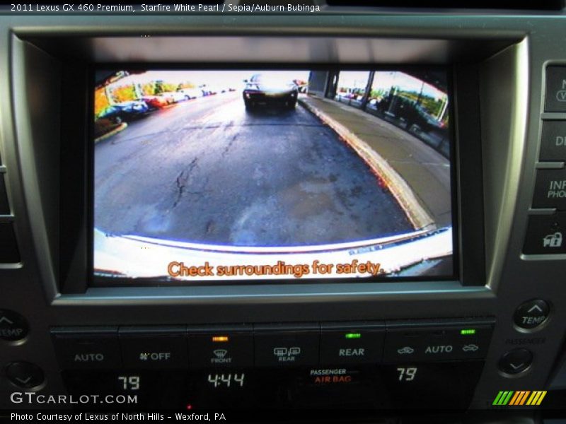 Starfire White Pearl / Sepia/Auburn Bubinga 2011 Lexus GX 460 Premium