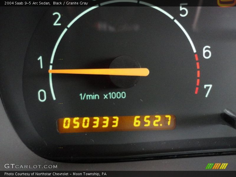 Black / Granite Gray 2004 Saab 9-5 Arc Sedan