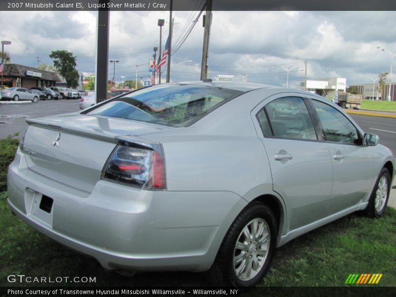 Liquid Silver Metallic / Gray 2007 Mitsubishi Galant ES