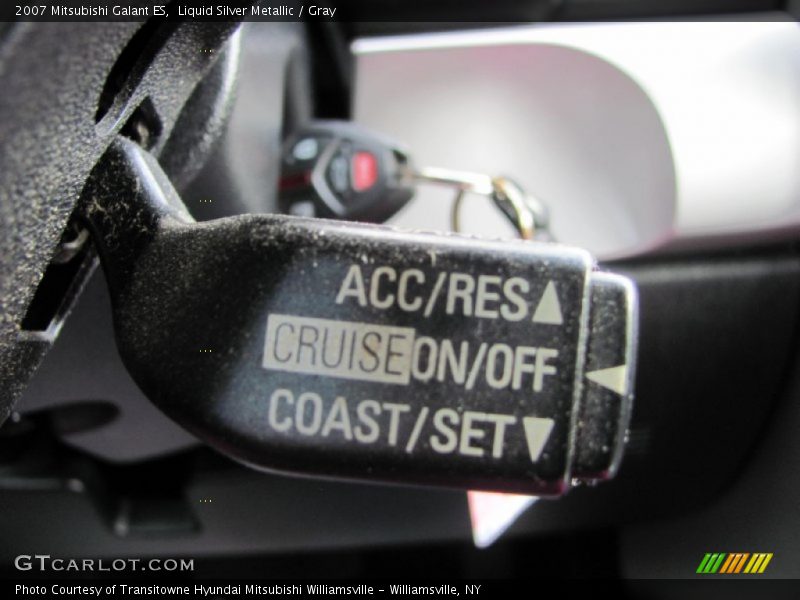Liquid Silver Metallic / Gray 2007 Mitsubishi Galant ES