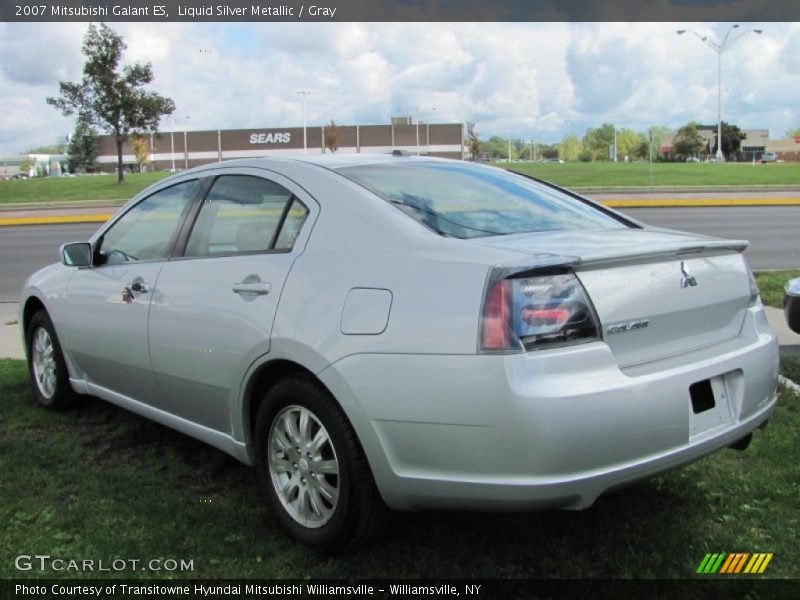 Liquid Silver Metallic / Gray 2007 Mitsubishi Galant ES