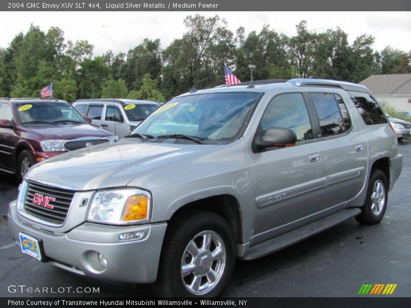 Liquid Silver Metallic / Medium Pewter 2004 GMC Envoy XUV SLT 4x4