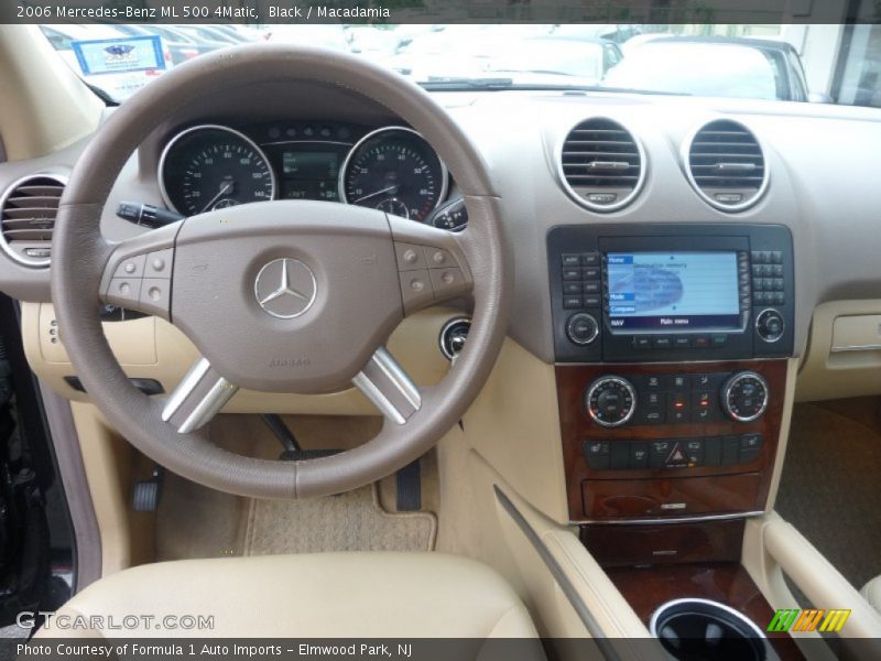 Black / Macadamia 2006 Mercedes-Benz ML 500 4Matic