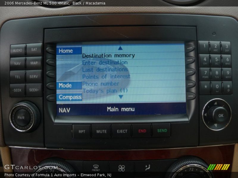 Black / Macadamia 2006 Mercedes-Benz ML 500 4Matic