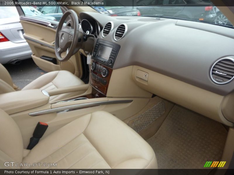 Black / Macadamia 2006 Mercedes-Benz ML 500 4Matic