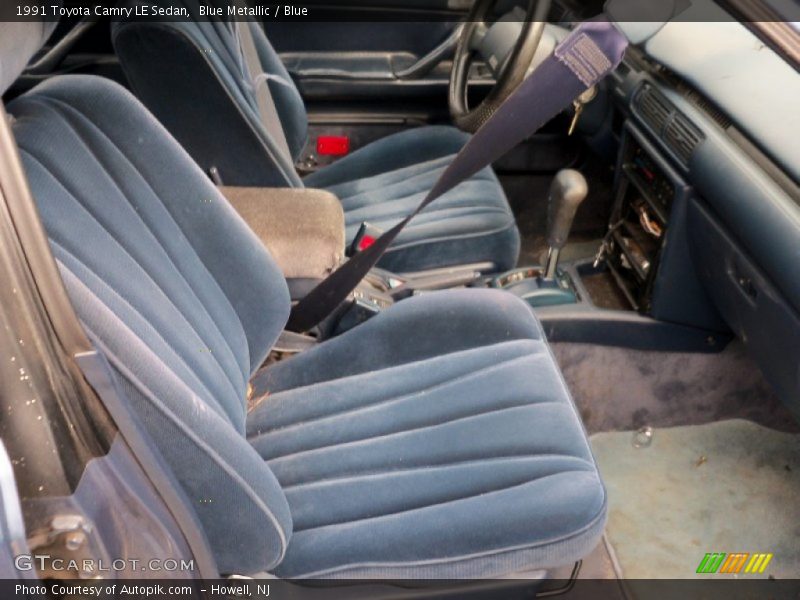 Blue Metallic / Blue 1991 Toyota Camry LE Sedan