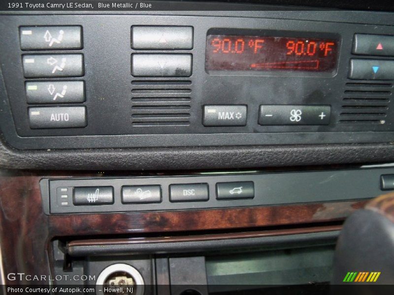 Blue Metallic / Blue 1991 Toyota Camry LE Sedan