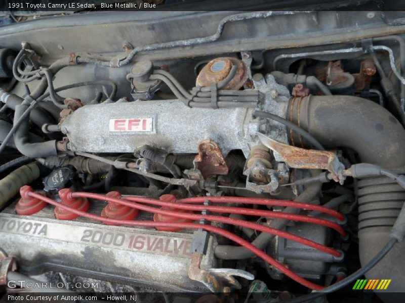 Blue Metallic / Blue 1991 Toyota Camry LE Sedan