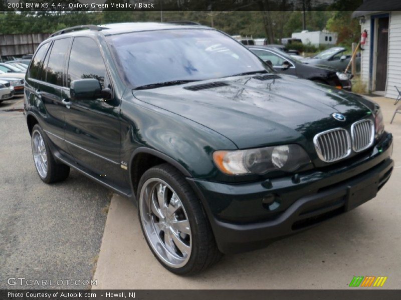 Oxford Green Metallic / Black 2001 BMW X5 4.4i