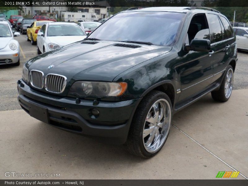 Oxford Green Metallic / Black 2001 BMW X5 4.4i