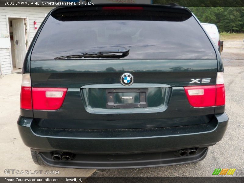 Oxford Green Metallic / Black 2001 BMW X5 4.4i