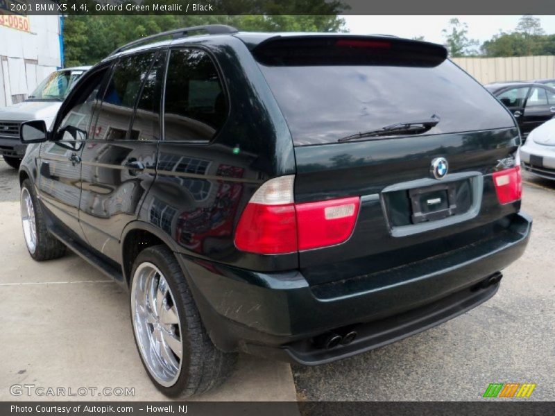 Oxford Green Metallic / Black 2001 BMW X5 4.4i