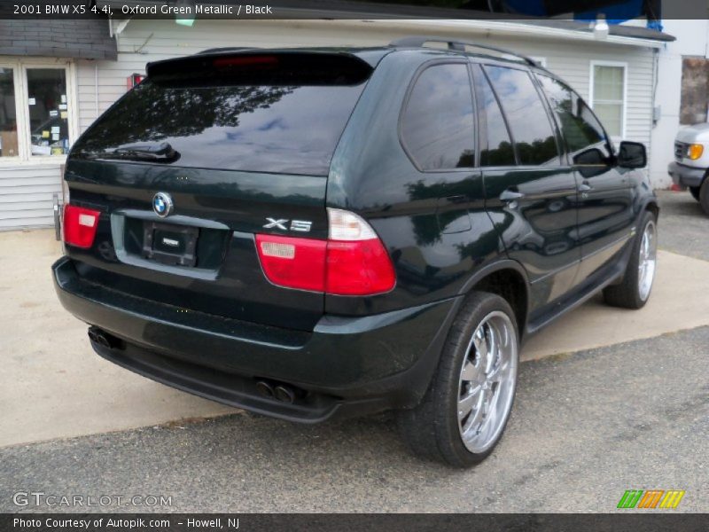Oxford Green Metallic / Black 2001 BMW X5 4.4i