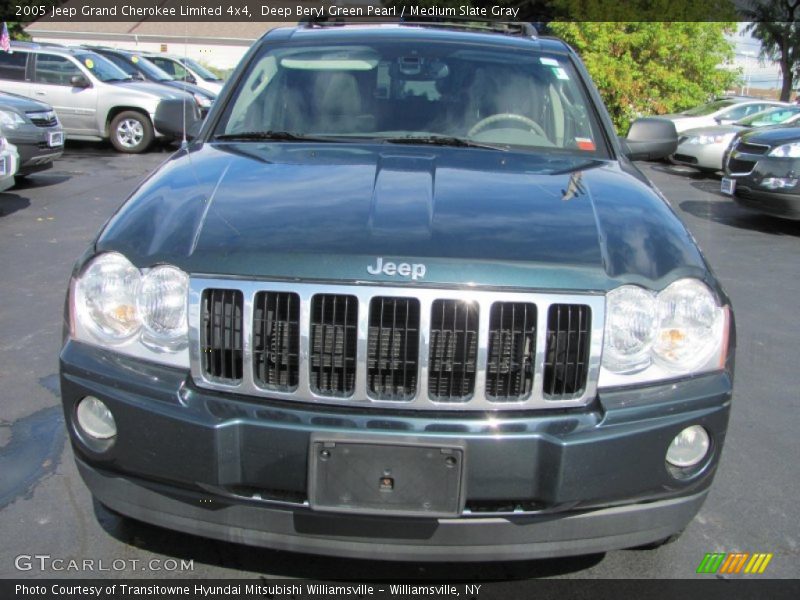 Deep Beryl Green Pearl / Medium Slate Gray 2005 Jeep Grand Cherokee Limited 4x4