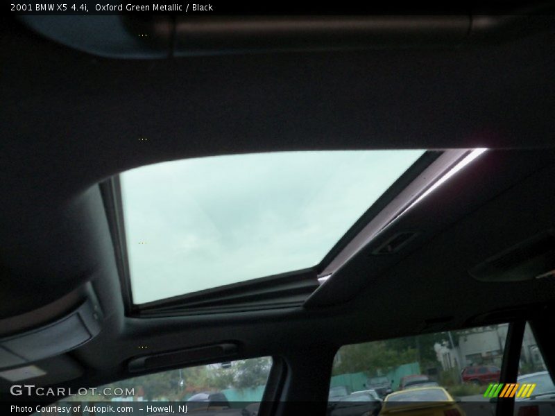 Oxford Green Metallic / Black 2001 BMW X5 4.4i