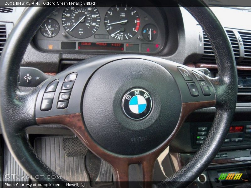 Oxford Green Metallic / Black 2001 BMW X5 4.4i