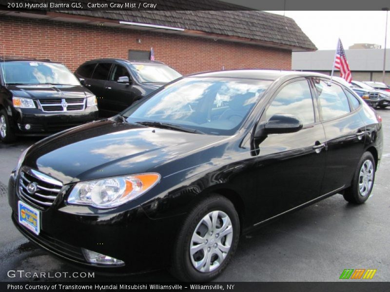 Carbon Gray Mist / Gray 2010 Hyundai Elantra GLS