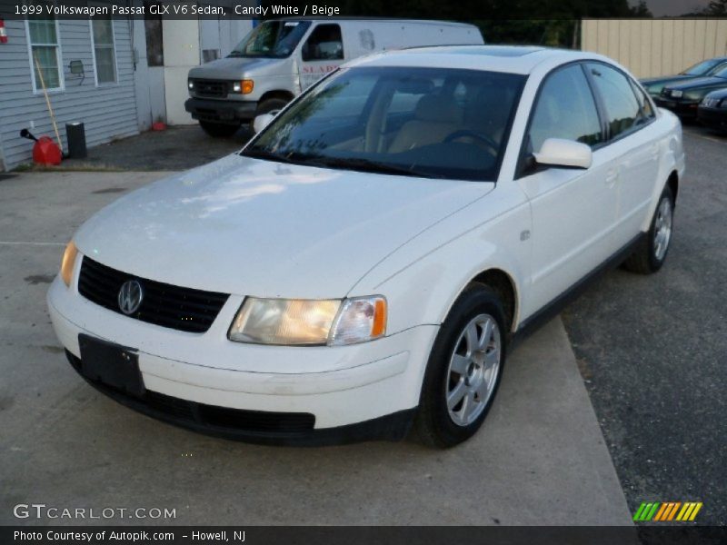 Candy White / Beige 1999 Volkswagen Passat GLX V6 Sedan