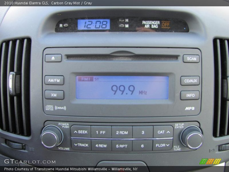 Carbon Gray Mist / Gray 2010 Hyundai Elantra GLS