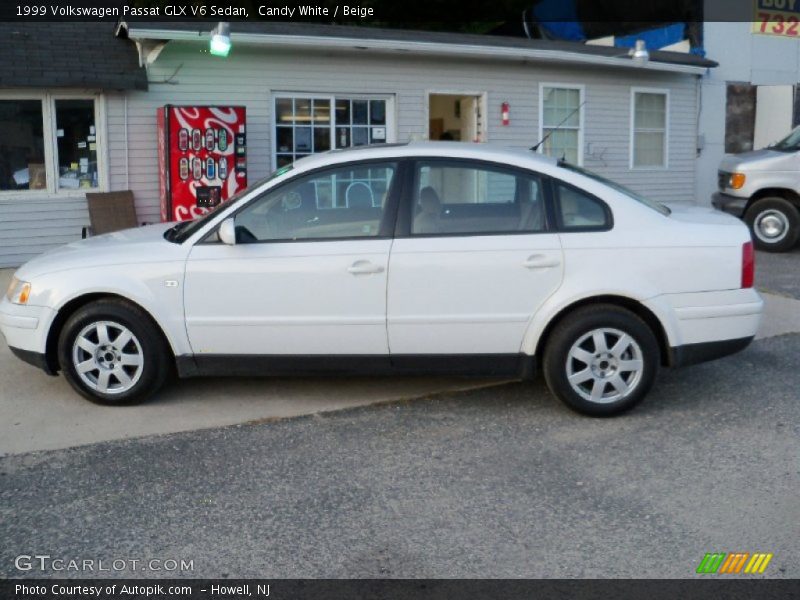 Candy White / Beige 1999 Volkswagen Passat GLX V6 Sedan