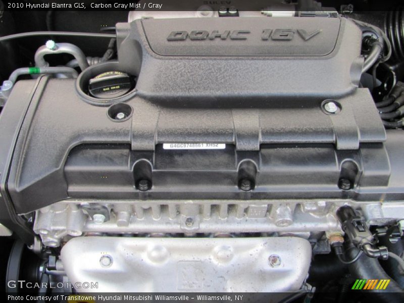 Carbon Gray Mist / Gray 2010 Hyundai Elantra GLS