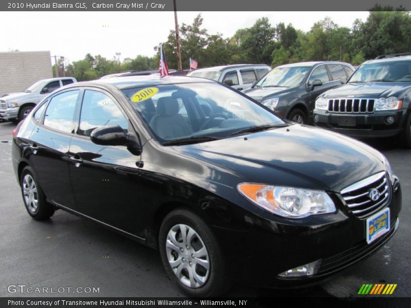 Carbon Gray Mist / Gray 2010 Hyundai Elantra GLS