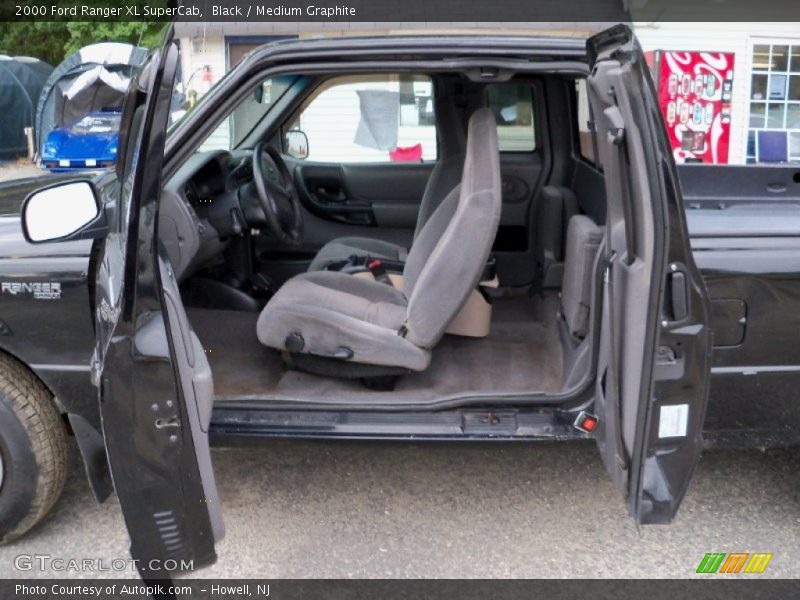 Black / Medium Graphite 2000 Ford Ranger XL SuperCab