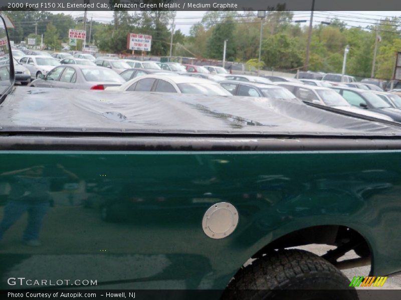 Amazon Green Metallic / Medium Graphite 2000 Ford F150 XL Extended Cab