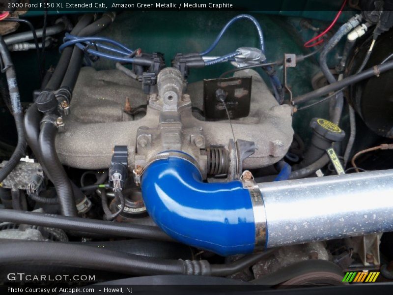 Amazon Green Metallic / Medium Graphite 2000 Ford F150 XL Extended Cab
