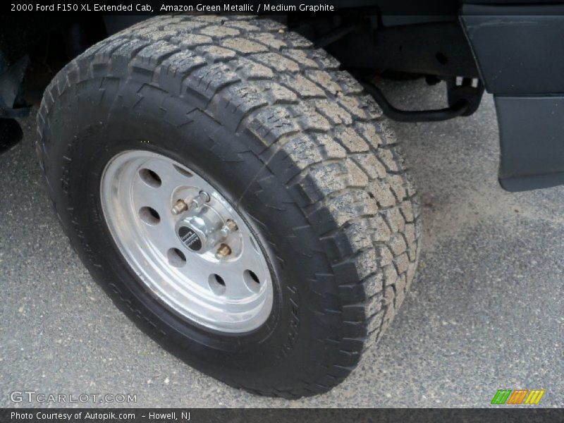 Amazon Green Metallic / Medium Graphite 2000 Ford F150 XL Extended Cab