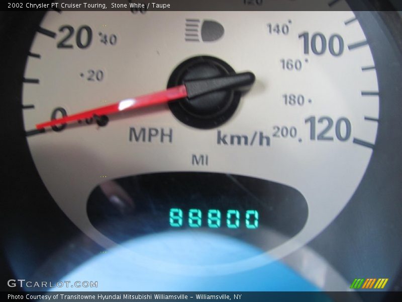 Stone White / Taupe 2002 Chrysler PT Cruiser Touring