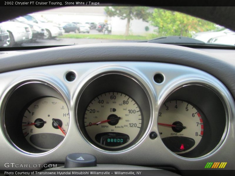 Stone White / Taupe 2002 Chrysler PT Cruiser Touring