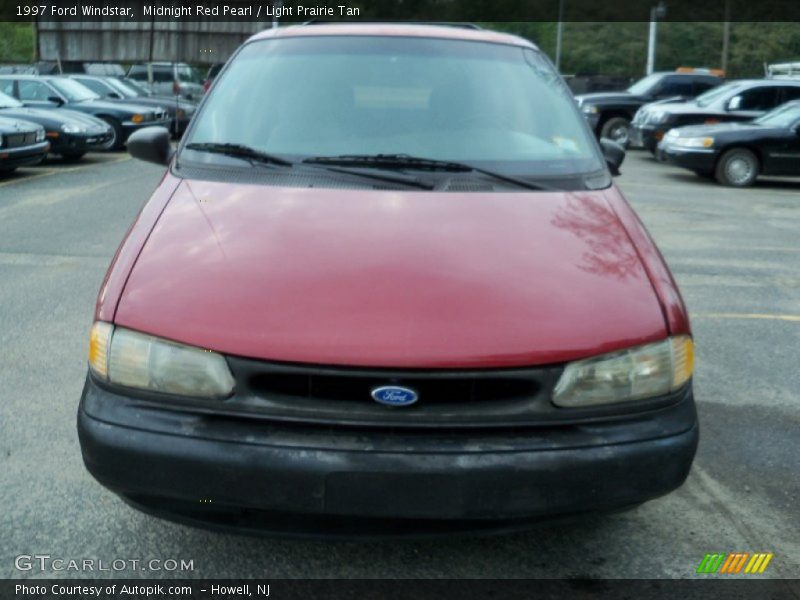 Midnight Red Pearl / Light Prairie Tan 1997 Ford Windstar