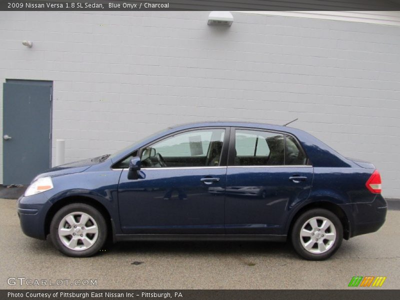 Blue Onyx / Charcoal 2009 Nissan Versa 1.8 SL Sedan