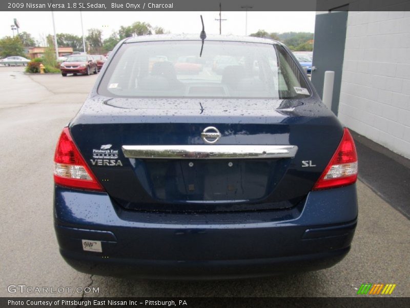 Blue Onyx / Charcoal 2009 Nissan Versa 1.8 SL Sedan