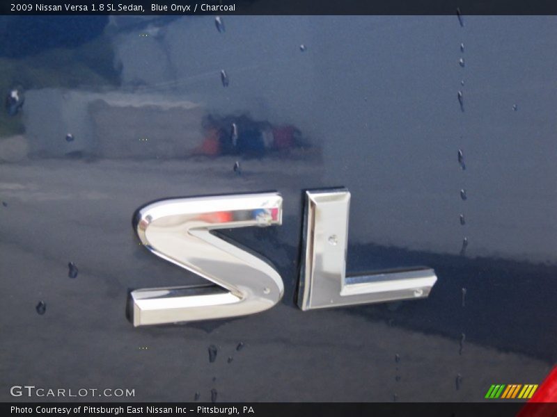 Blue Onyx / Charcoal 2009 Nissan Versa 1.8 SL Sedan
