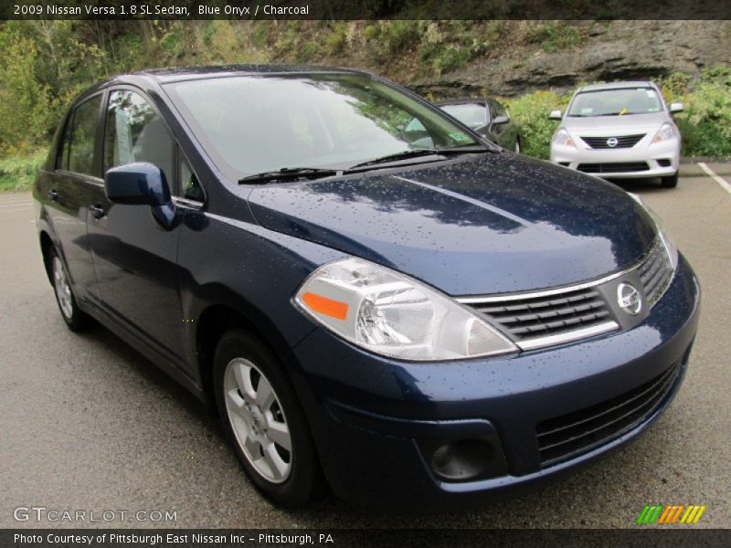 Blue Onyx / Charcoal 2009 Nissan Versa 1.8 SL Sedan