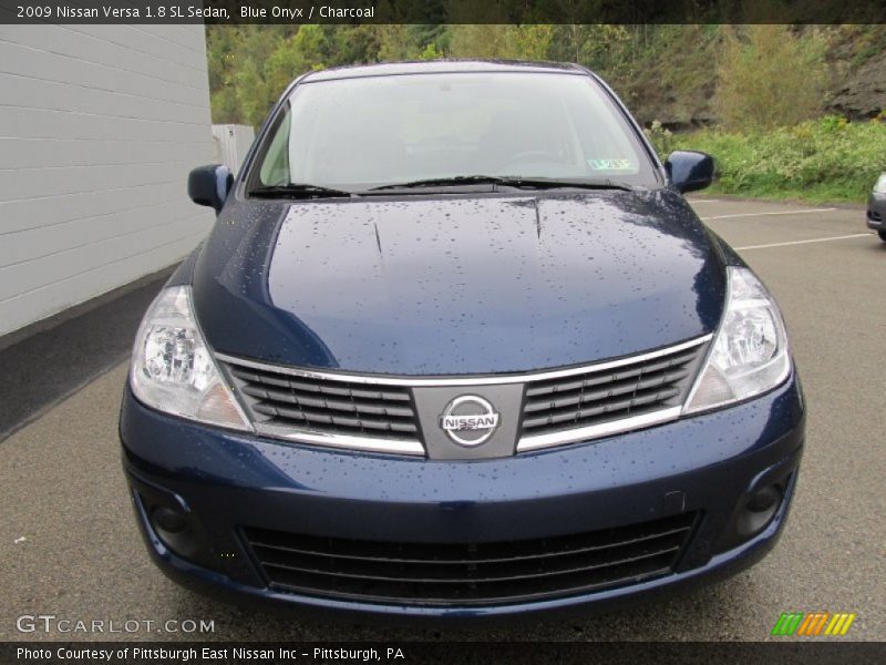 Blue Onyx / Charcoal 2009 Nissan Versa 1.8 SL Sedan