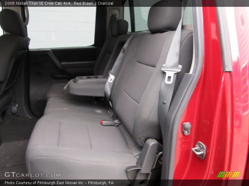  2008 Titan SE Crew Cab 4x4 Charcoal Interior