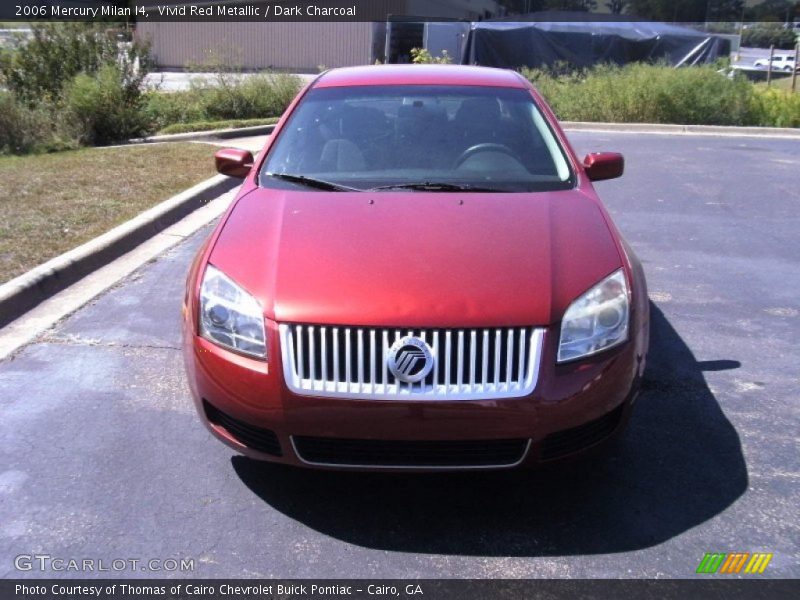 Vivid Red Metallic / Dark Charcoal 2006 Mercury Milan I4