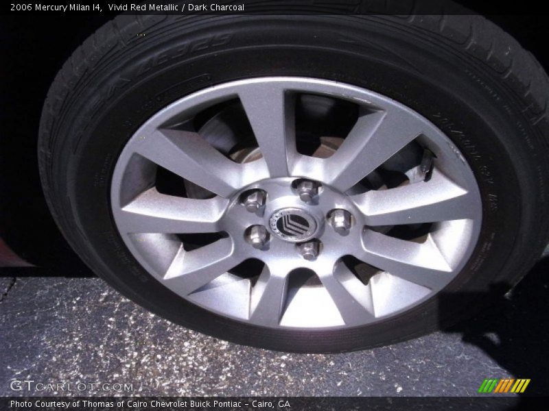 Vivid Red Metallic / Dark Charcoal 2006 Mercury Milan I4