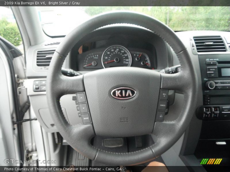 Bright Silver / Gray 2009 Kia Borrego EX V6