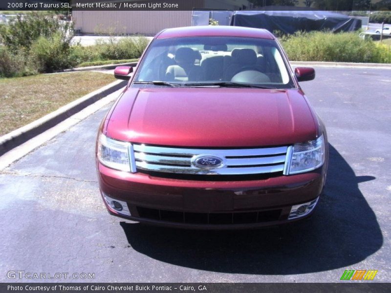 Merlot Metallic / Medium Light Stone 2008 Ford Taurus SEL