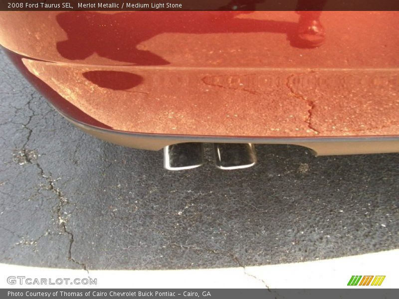 Merlot Metallic / Medium Light Stone 2008 Ford Taurus SEL