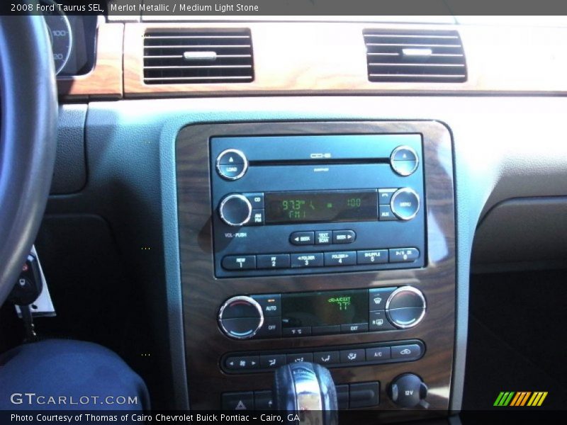 Merlot Metallic / Medium Light Stone 2008 Ford Taurus SEL