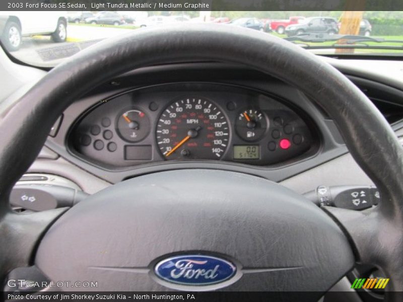 Light Tundra Metallic / Medium Graphite 2003 Ford Focus SE Sedan