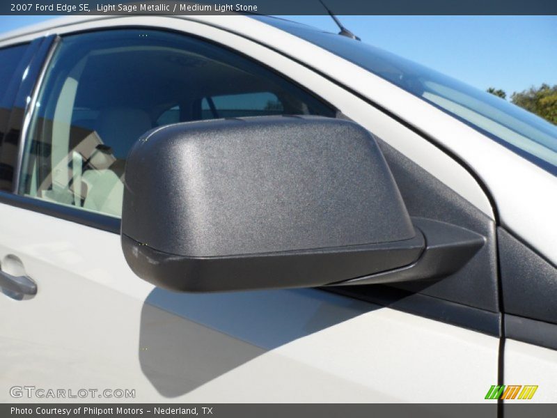 Light Sage Metallic / Medium Light Stone 2007 Ford Edge SE