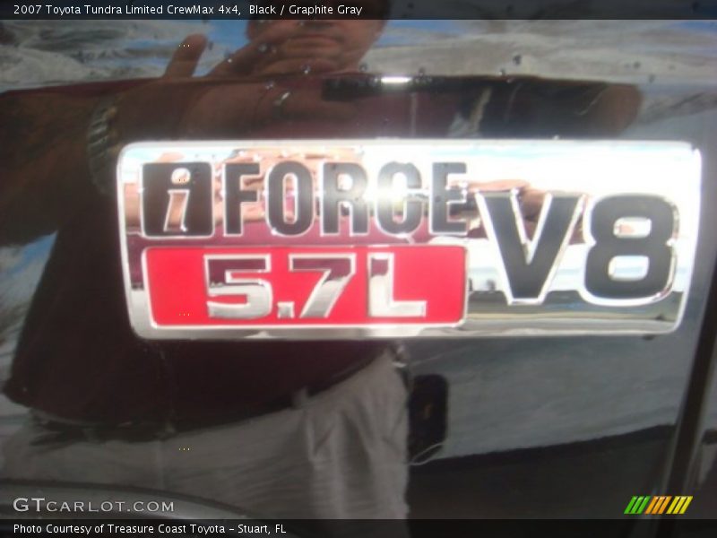 Black / Graphite Gray 2007 Toyota Tundra Limited CrewMax 4x4