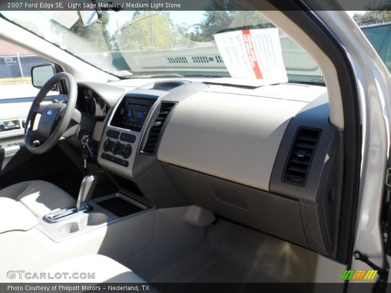 Light Sage Metallic / Medium Light Stone 2007 Ford Edge SE
