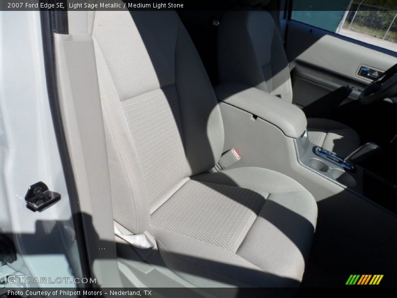 Light Sage Metallic / Medium Light Stone 2007 Ford Edge SE